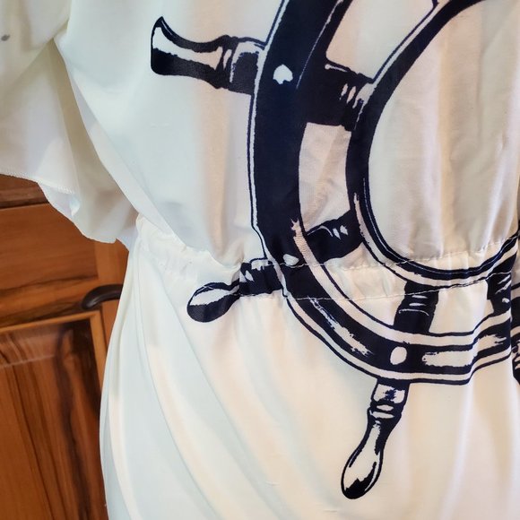 Nautical Swim Suit Cover Up - Picture 5 of 13